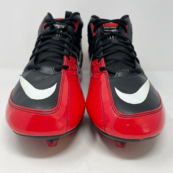 Nike Speed Strike Baseball Cleats Mens Size 14 Red Black - Picture 3 of 9